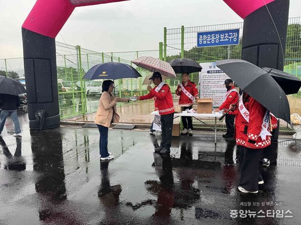 갈말읍민의 날 산불예방 및 산사태 국민행동요령 홍보