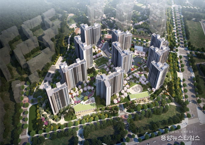 인천 효성구역 도시개발사업 단지배치도