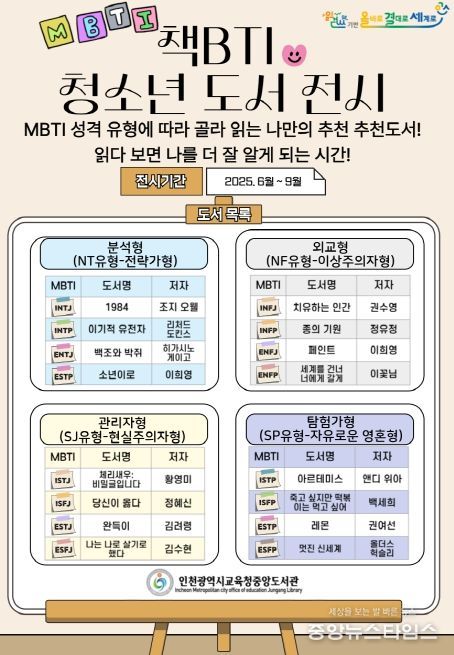 책BTI 청소년 도서 전시