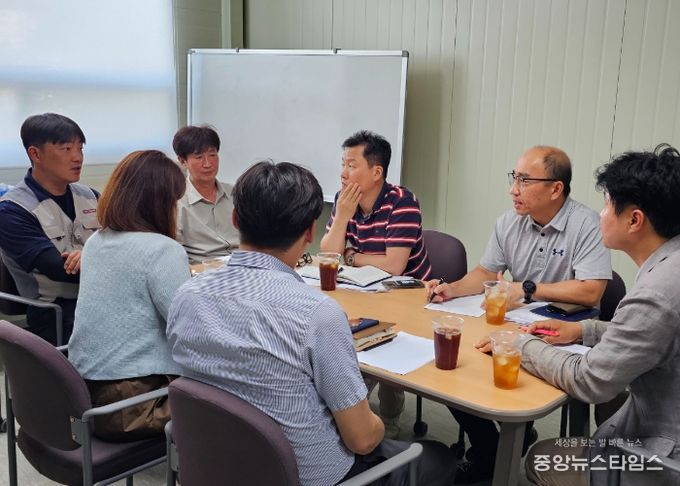 경기도의회 이영주 의원, 지하철 7호선 터널 공사로 인한 지하수 고갈 피해 대책 협의