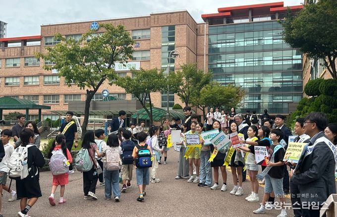 인천북부교육지원청, 하반기 유관기관 합동 교통안전 캠페인 실시