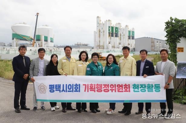 3일차 제1,2첨단복합산업단지 방문한 평택시의회 기획행정위원회