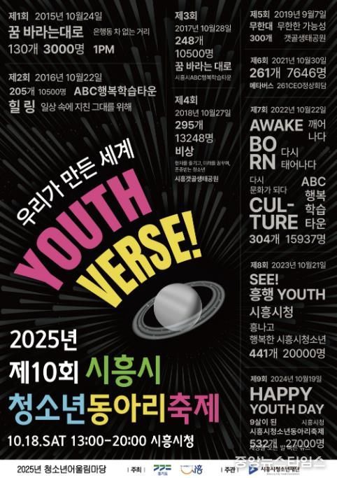 '시흥시청소년동아리축제' 포스터