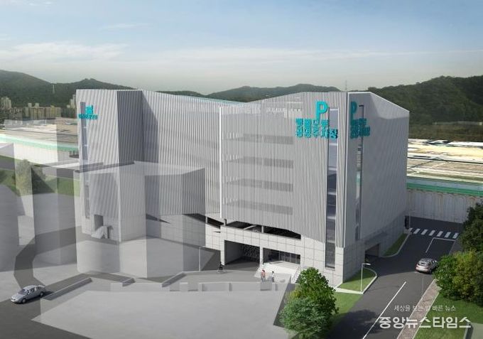 스마트 복합 주차타워 조감도