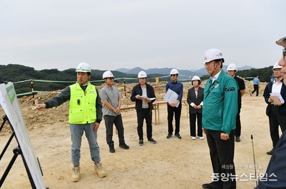 석 연휴 대비 부론일반산업단지 공사 현장 점검