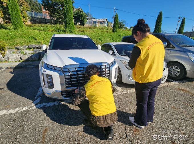 자동차세·차량 과태료 체납 차량 일제 단속