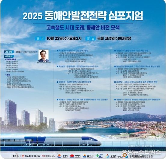 동해시, 고속철도 시대 대비‘동해안 발전전략 심포지엄’참석