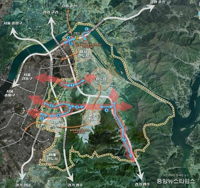 하남시, 7개 광역도로망 확충 본격화… ‘서울 30분 도시’ 완성 박차