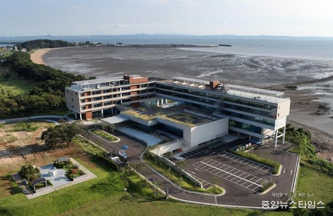 화성서해마루 유스호스텔 항공사진.(화성시 제공)