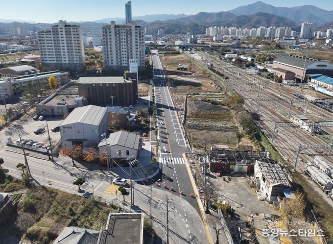 동해역~동해항 입구 연결도로 준공