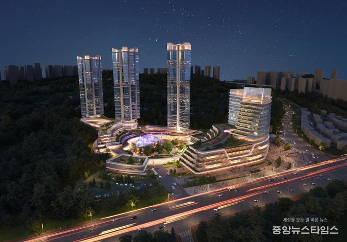 대규모 종합병원(고려대학교 의료원) 조감도