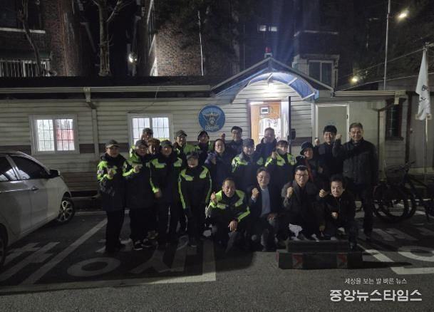 동두천시 상패동, 자율방범대 감악산 지대 위문·격려