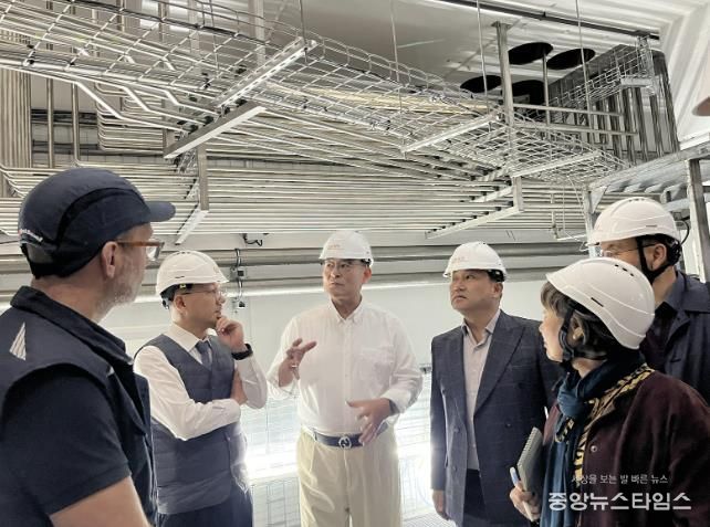 중입자 가속기 현장 방문