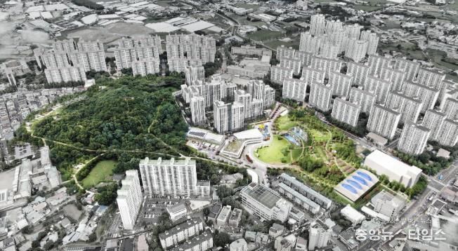 태봉공원 힐링존 조성사업 조감도