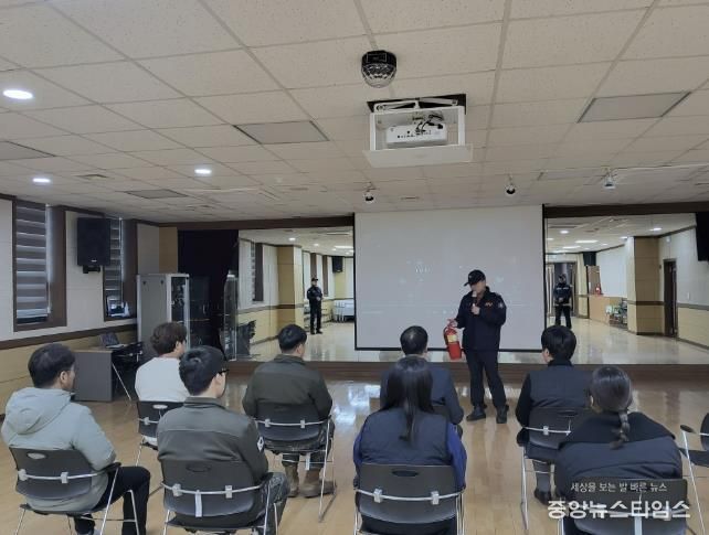 동두천시 상패동 행정복지센터, 동두천소방서와 합동 소방훈련 실시
