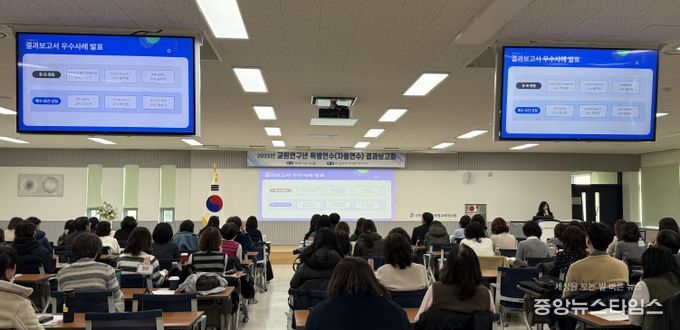 인천광역시교육청교육연수원, 교원연구년 특별연수 결과보고회 개최