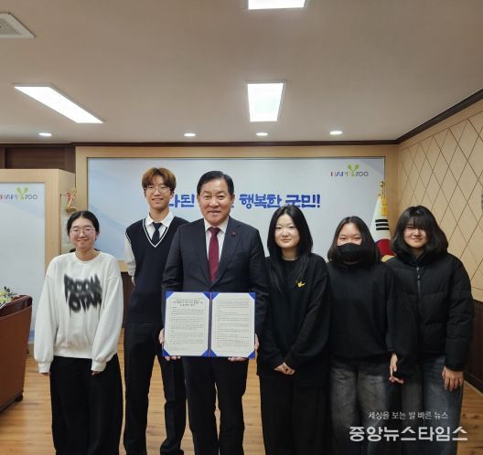 평창군청소년참여위원회(제18기), 청소년 정책 확대를 위한 정책 제안서 평창군수에게 전달