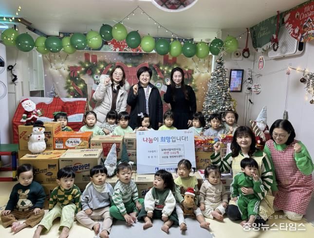 수원시 권선구 곡선동 꼬마사랑어린이집, 이웃사랑 실천 라면 1,181개 후원