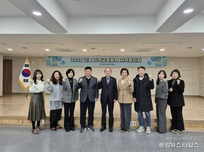 2025 군포 지역교육협력 지역협의회 개최, 군포 지역교육 협력 사업 발전 방향 논의