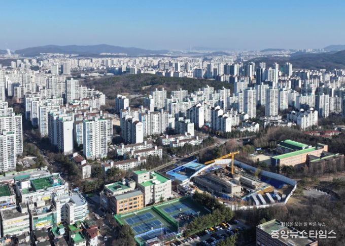 분당 노후계획도시 전경