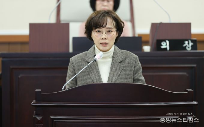 인천 동구의회 장수진 의원 의정자유발언