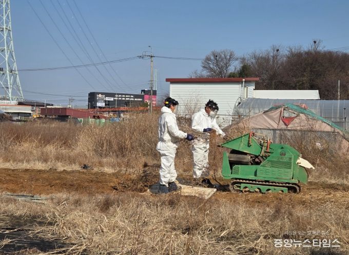 영농부산물 파쇄 지원사업