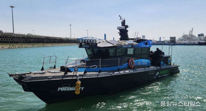 평택항 항만안내선 사진